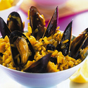Mussel and Saffron Pilaf